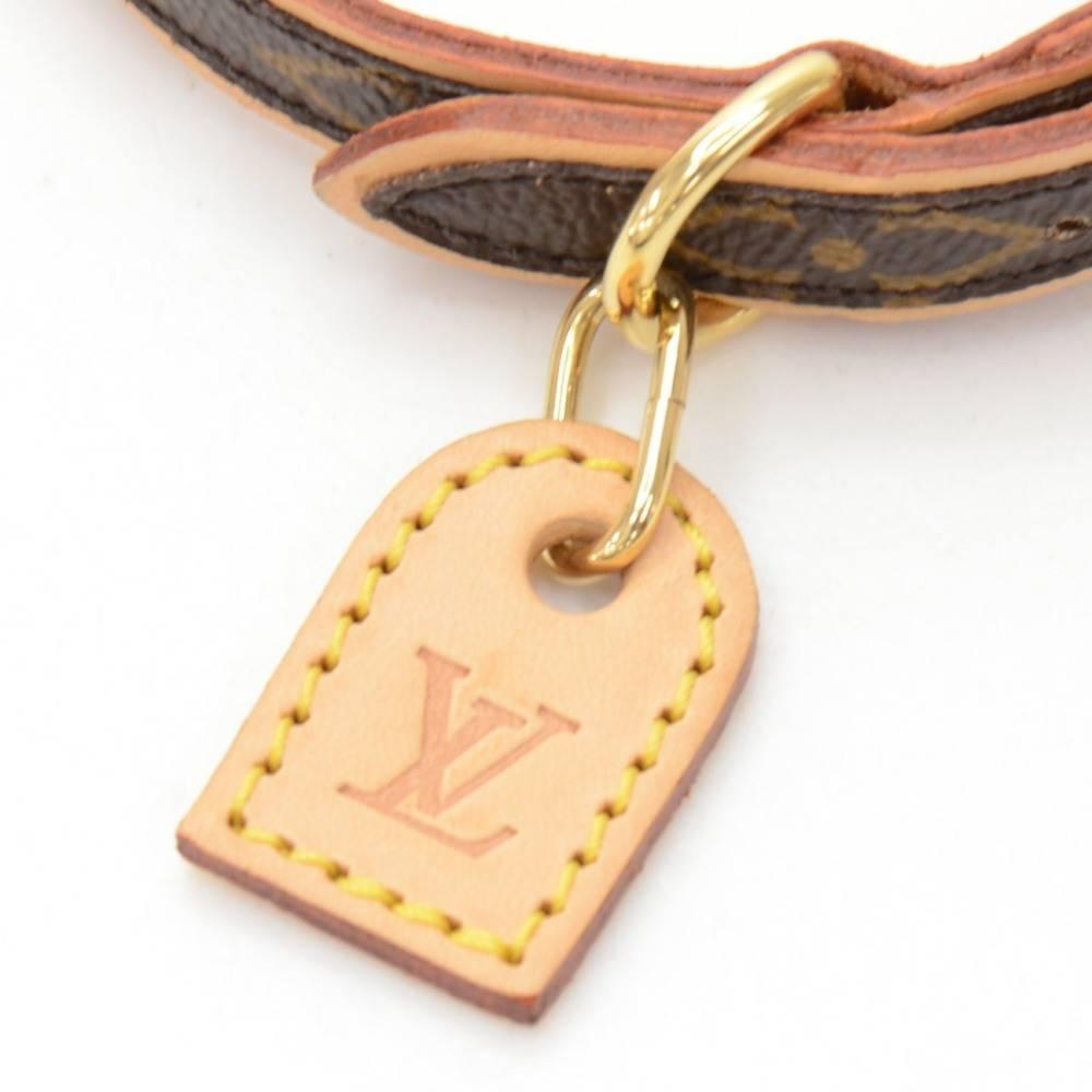 Louis Vuitton Laisse MM + Collier Baxter PM Monogram Canvas Dog Leash 4
