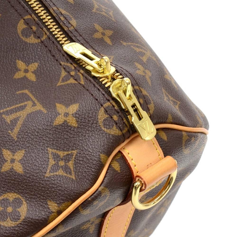 Louis Vuitton Keepall 50 Bandouliere Monogram Canvas Duffel Travel Bag + Strap 2