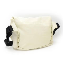 Chanel Sports Line White Nylon Messenger Bag