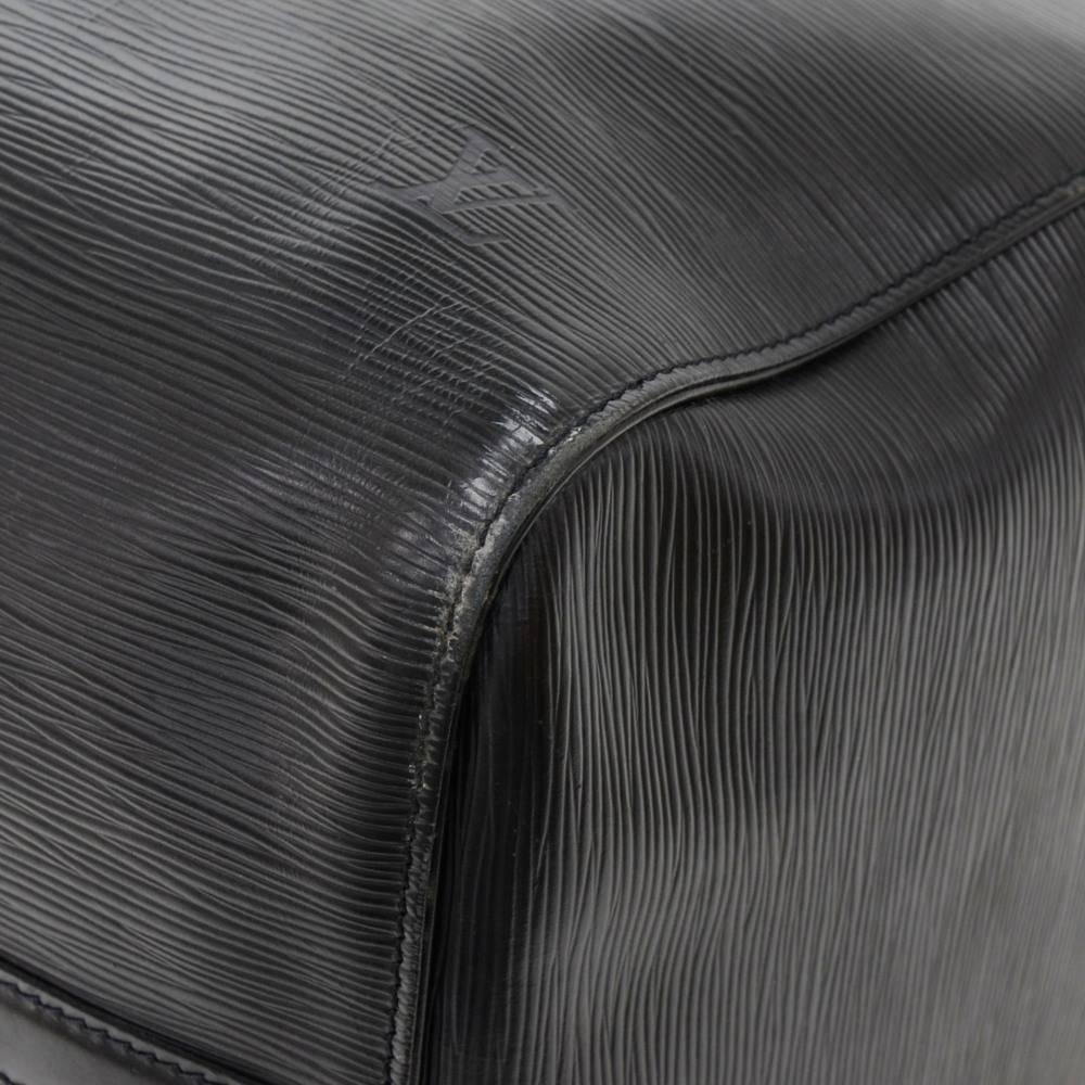 Vintage Louis Vuitton Keepall 50 Black Epi Leather Travel Bag 4