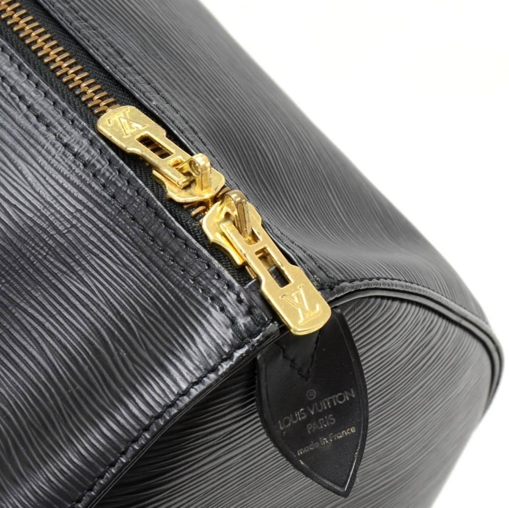 Vintage Louis Vuitton Keepall 50 Black Epi Leather Travel Bag 2