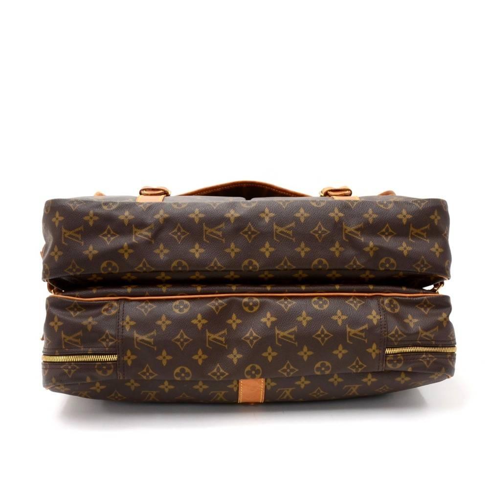 Men's Louis Vuitton Sac Chasse Monogram Canvas Travel Bag + Strap