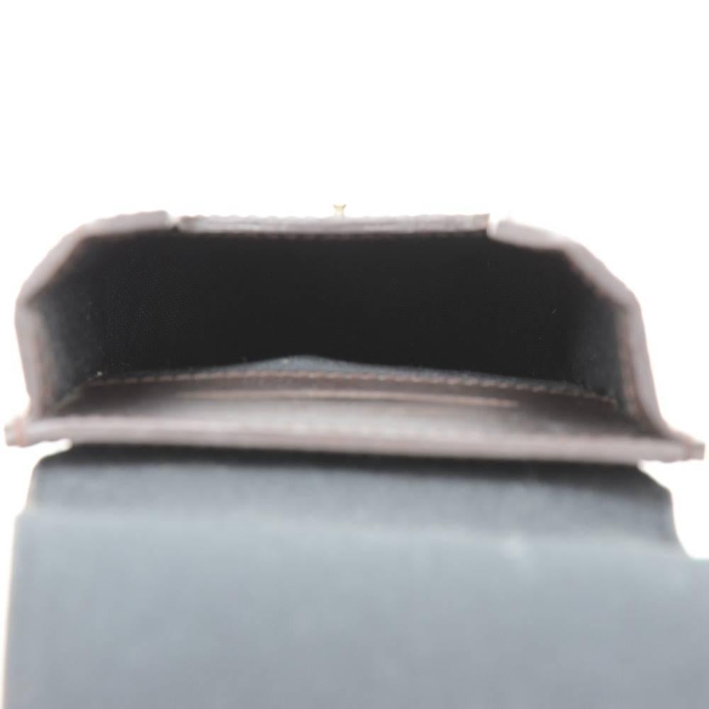 Louis Vuitton Dark Brown Monogram Matt Leather Waist Pouch 4