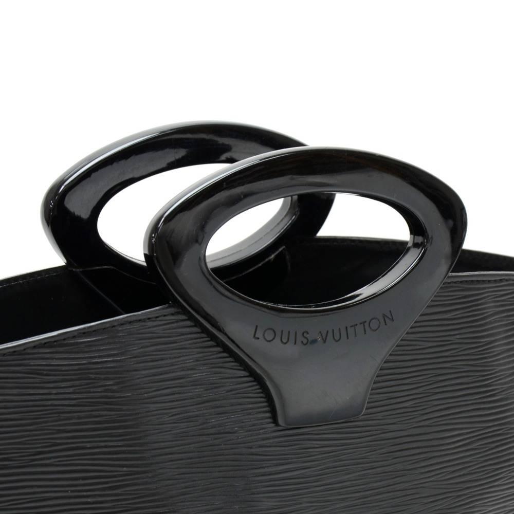 Louis Vuitton Noctambule Black Epi Leather Hand Bag 2