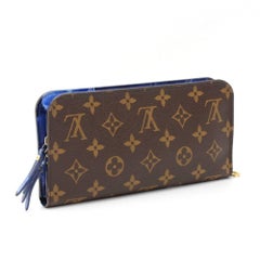 Louis Vuitton Insolite Ikat Flower Grand Blue Monogram Canvas Wallet -2013 Limit