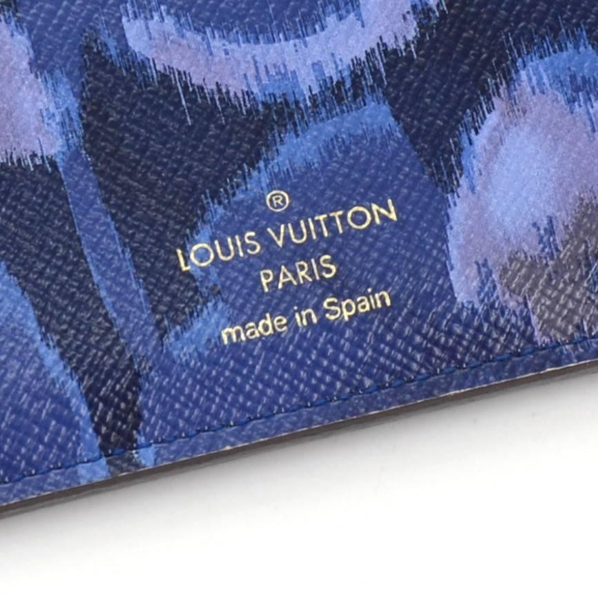 Women's Louis Vuitton Insolite Ikat Flower Grand Blue Monogram Canvas Wallet -2013 Limit