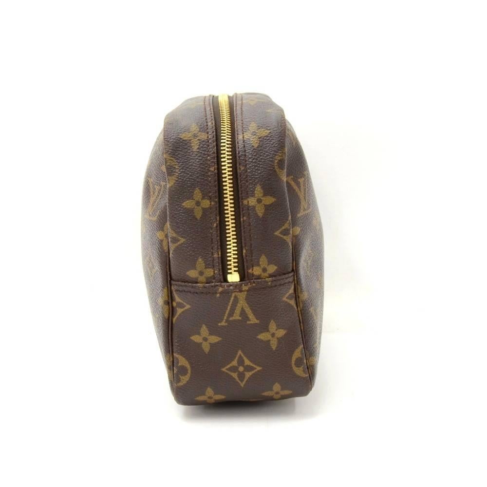 Black Vintage Louis Vuitton Trousse Toilette 28 Monogram Canvas Cosmetic Pouch