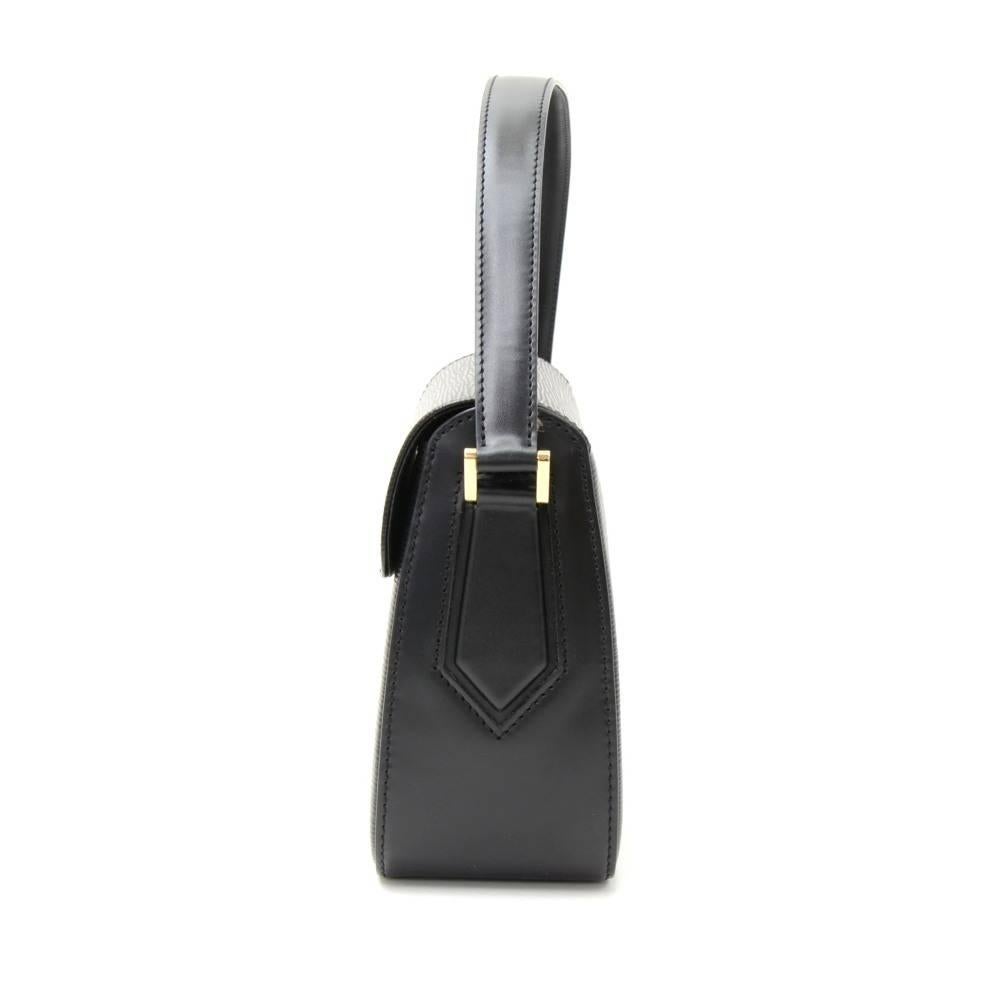 Louis Vuitton Byushi Black Epi Leather Shoulder Bag 1
