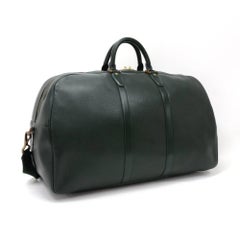 Louis Vuitton Kendall GM Green Taiga Leather Travel Bag