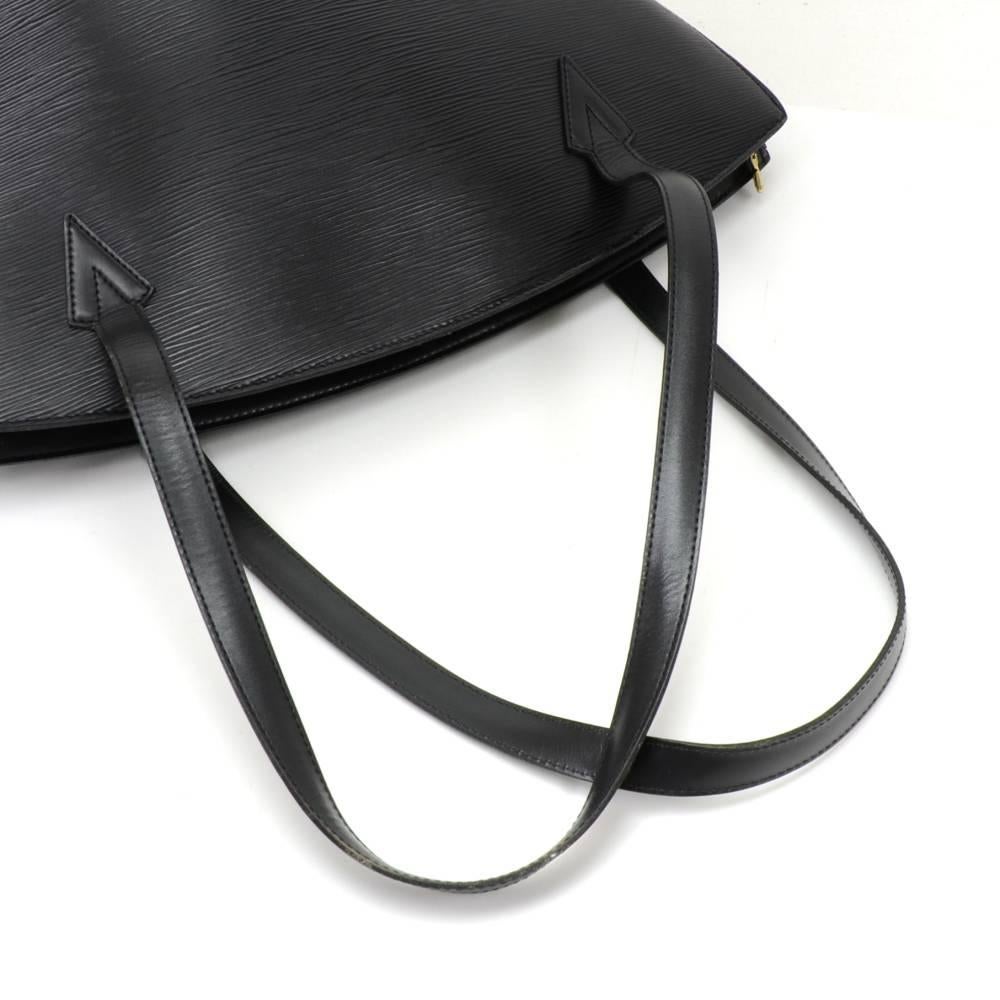 Vintage Louis Vuitton Saint Jacques GM Black Epi Leather Shoulder Bag 1