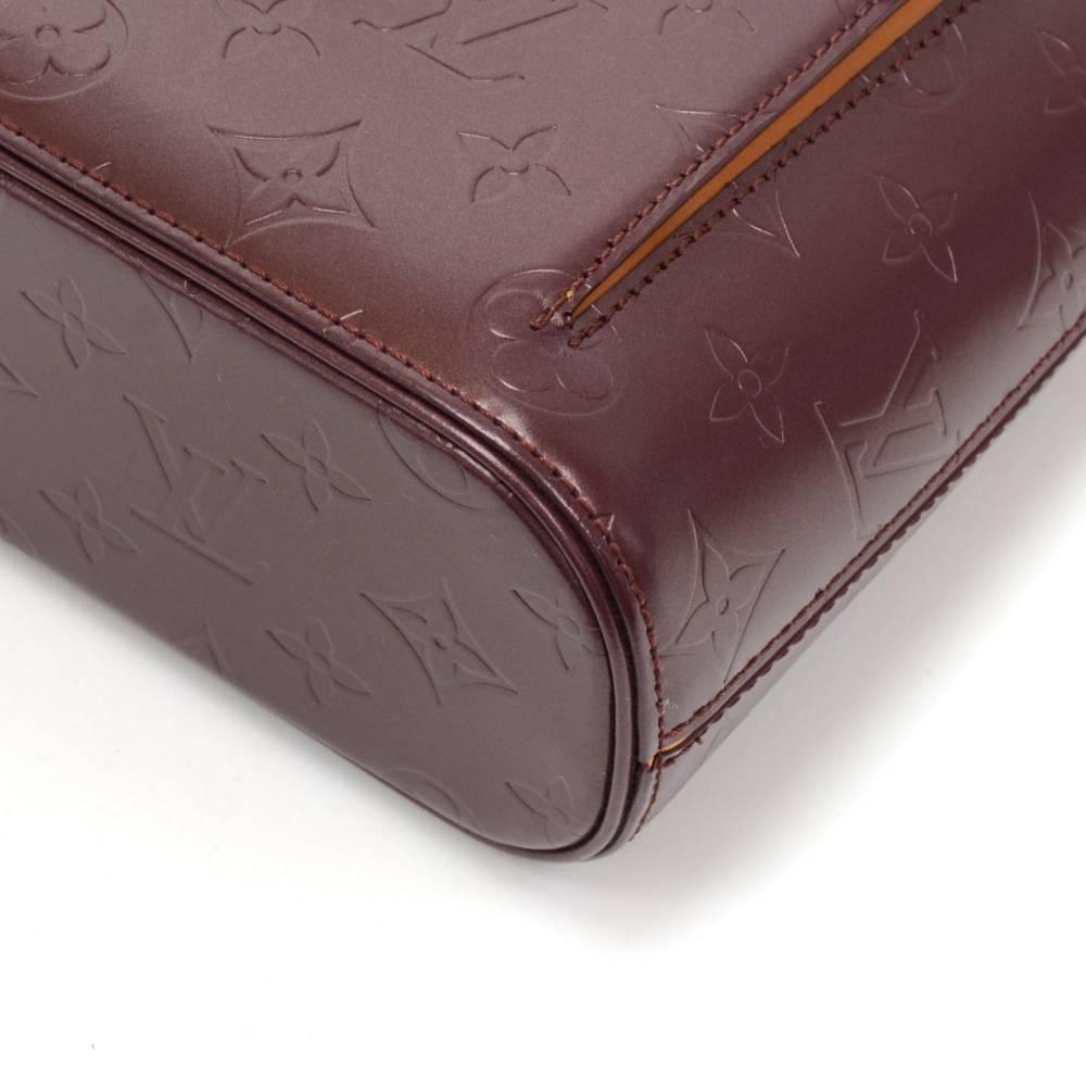 Louis Vuitton Allston Purple Monogram Mat Leather Shoulder Bag  3