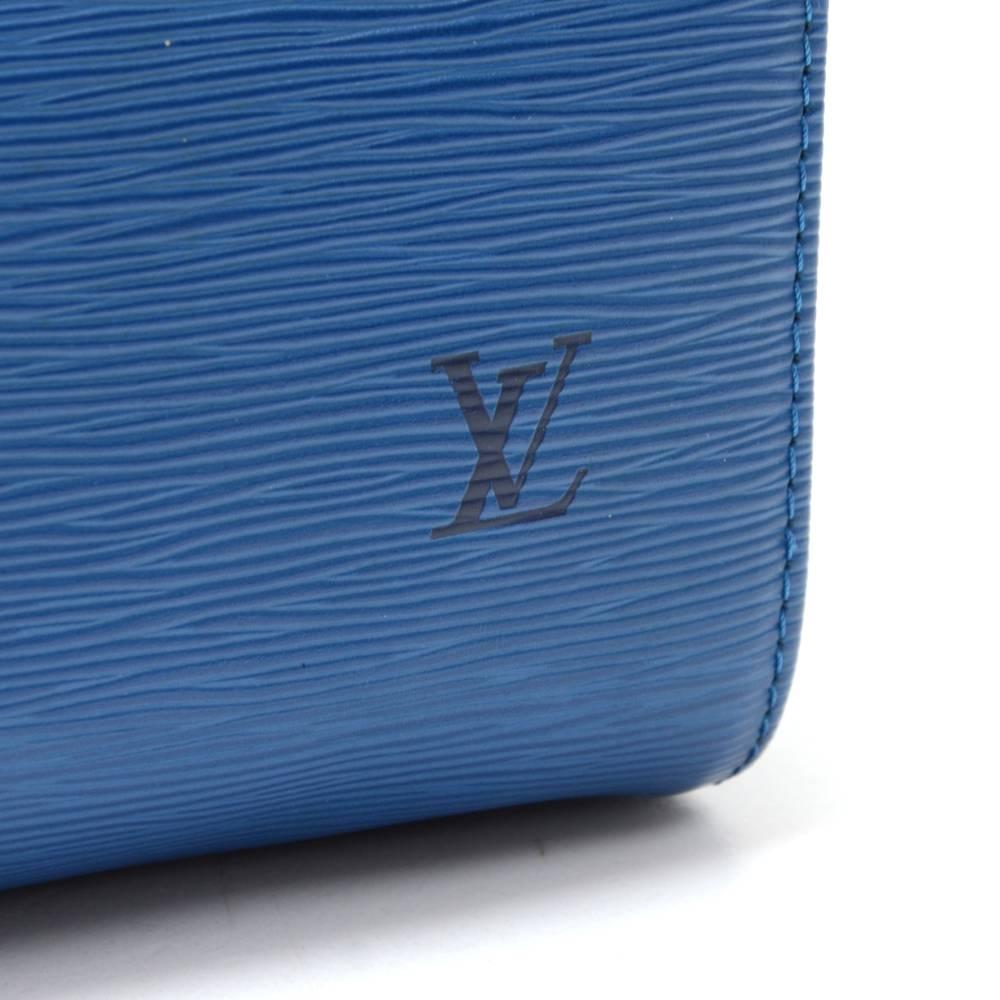 Louis Vuitton Vintage Speedy 25 Blue Epi Leather City Hand Bag 1