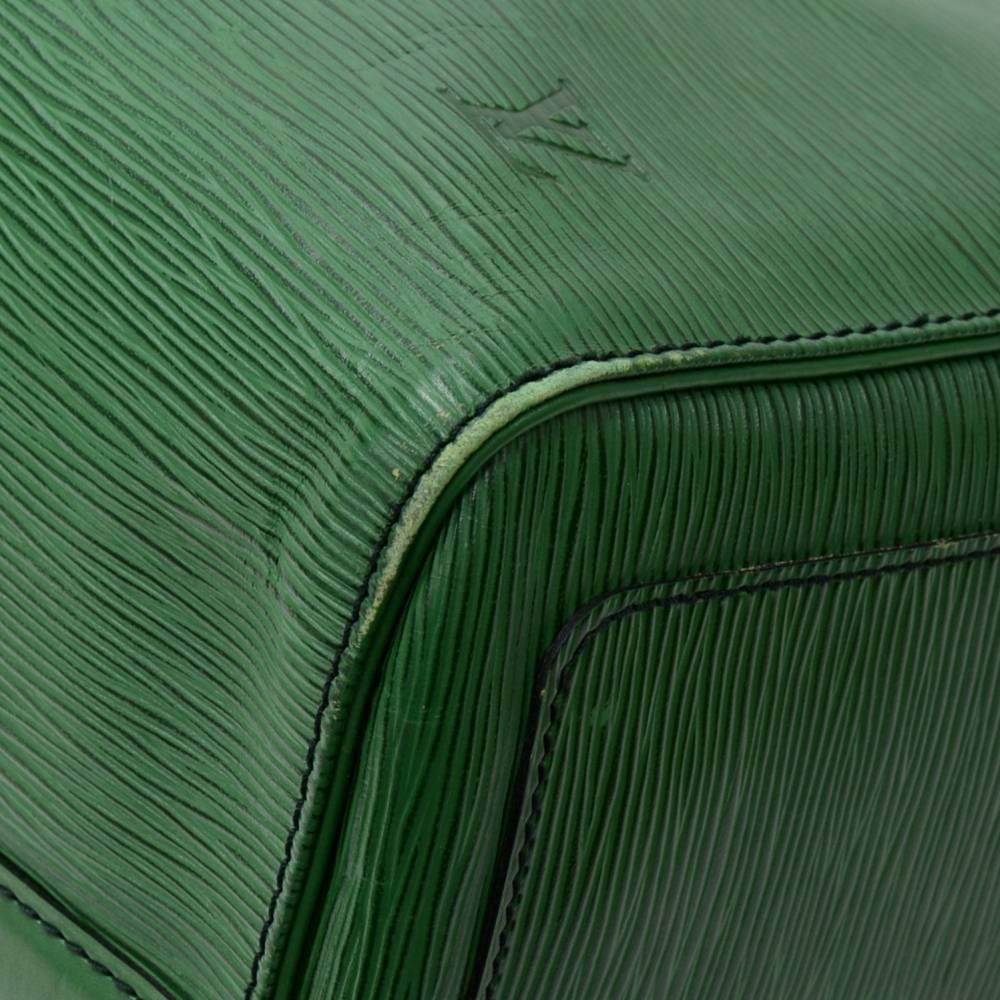 Louis Vuitton Vintage Keepall 45 Green Epi Leather Duffle Travel Bag 2