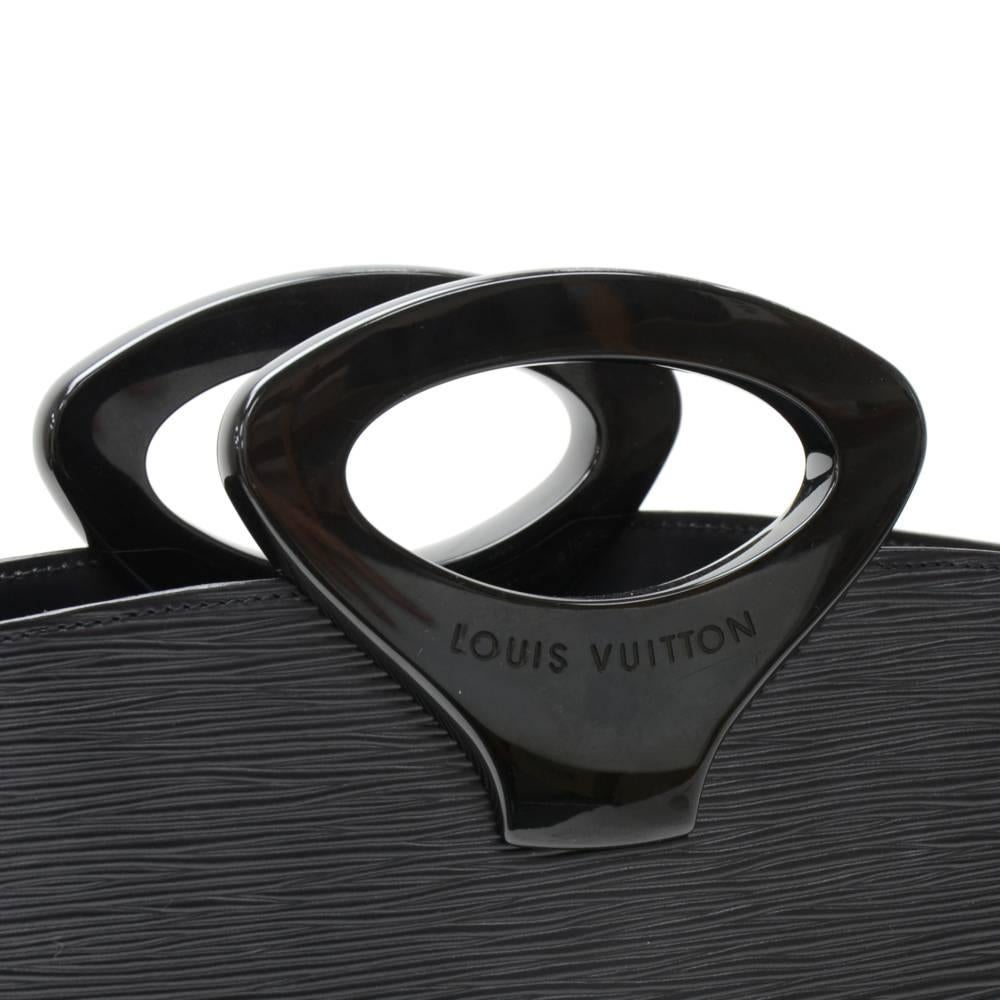 Louis Vuitton Noctambule Black Epi Leather Hand Bag 2