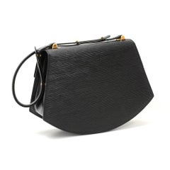 Vintage Louis Vuitton Tilsitt Black Epi Leather Shoulder Pochette Bag