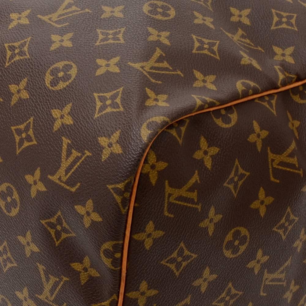 Louis Vuitton Sac Souple 55 Monogram Canvas Duffle Travel Bag  2