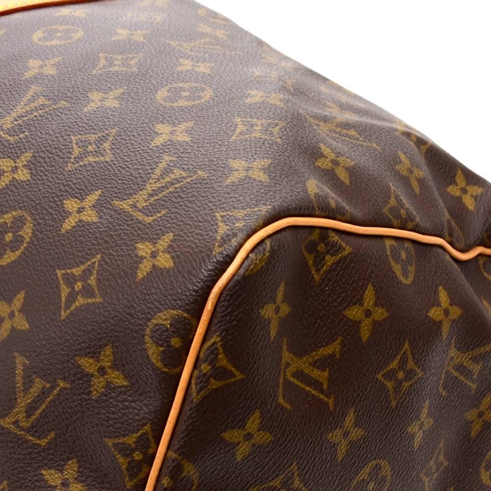 Louis Vuitton Vintage Keepall 55 Bandouliere Monogram Canvas Duffel Travel Bag  2