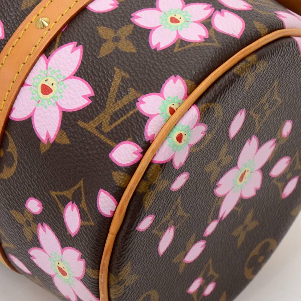 Louis Vuitton Papillon 27 Cherry Blossom Murakami 2003 Limited Hand Bag  3