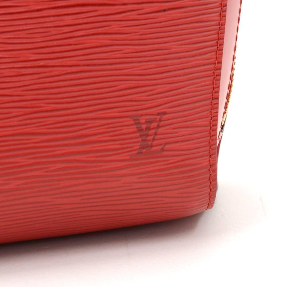 Women's Louis Vuitton Mabillon Red Epi Leather Backpack Bag 