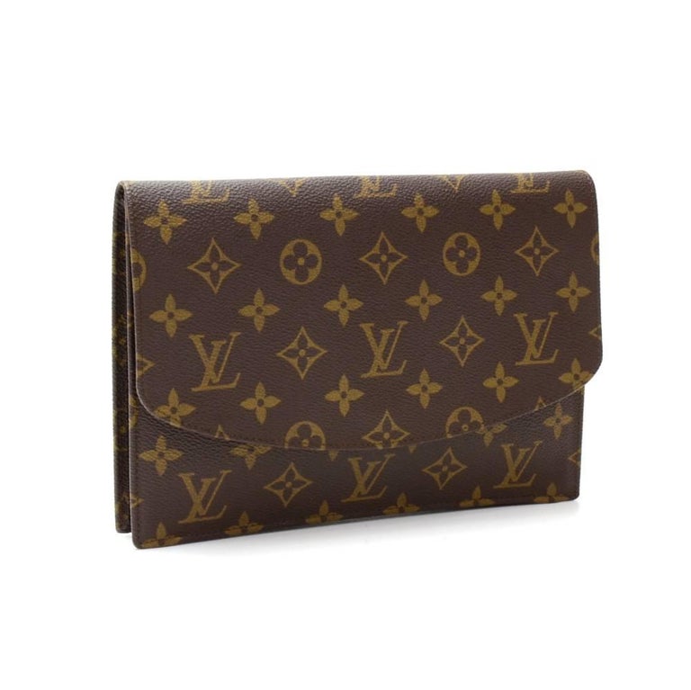 Louis Vuitton Vintage Pochette Rabat Monogram Canvas Clutch Bag at 1stDibs  | louis vuitton rabat clutch, louis vuitton rabat 23