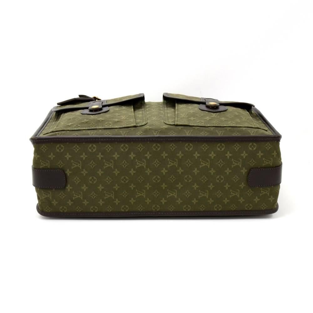 Louis Vuitton Sac 48h Mary Kate Green Khaki Monogram Mini Canvas Shoulder Bag In Good Condition In Fukuoka, Kyushu