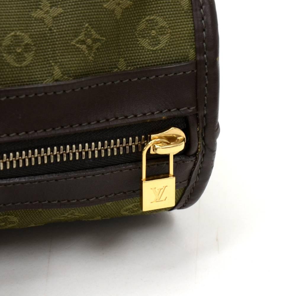 Louis Vuitton Sac 48h Mary Kate Green Khaki Monogram Mini Canvas Shoulder Bag 1