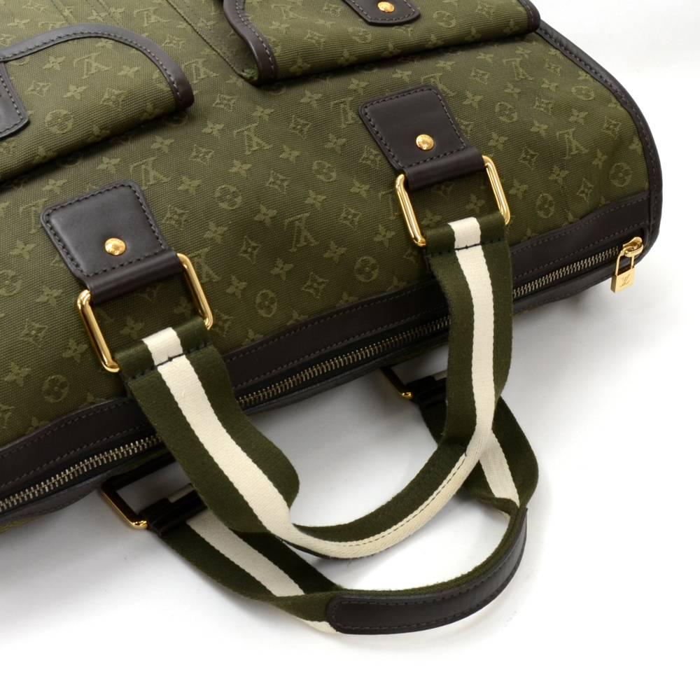Women's or Men's Louis Vuitton Sac 48h Mary Kate Green Khaki Monogram Mini Canvas Shoulder Bag