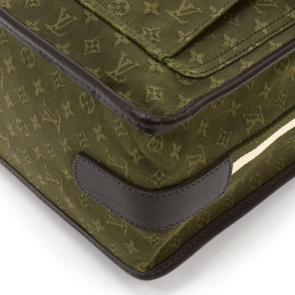 Louis Vuitton Sac 48h Mary Kate Green Khaki Monogram Mini Canvas Shoulder Bag 2