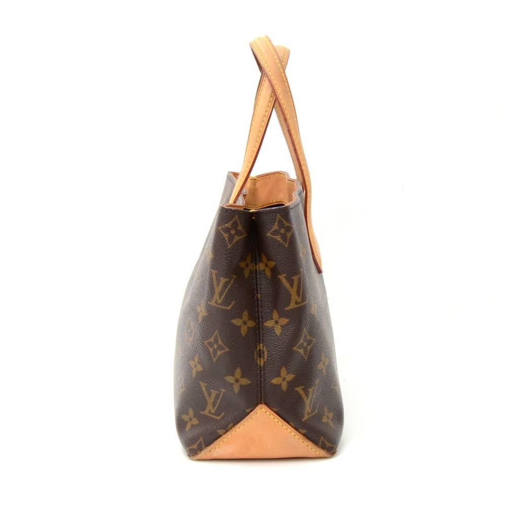 Brown Louis Vuitton Willshire MM Monogram Canvas Shoulder Bag