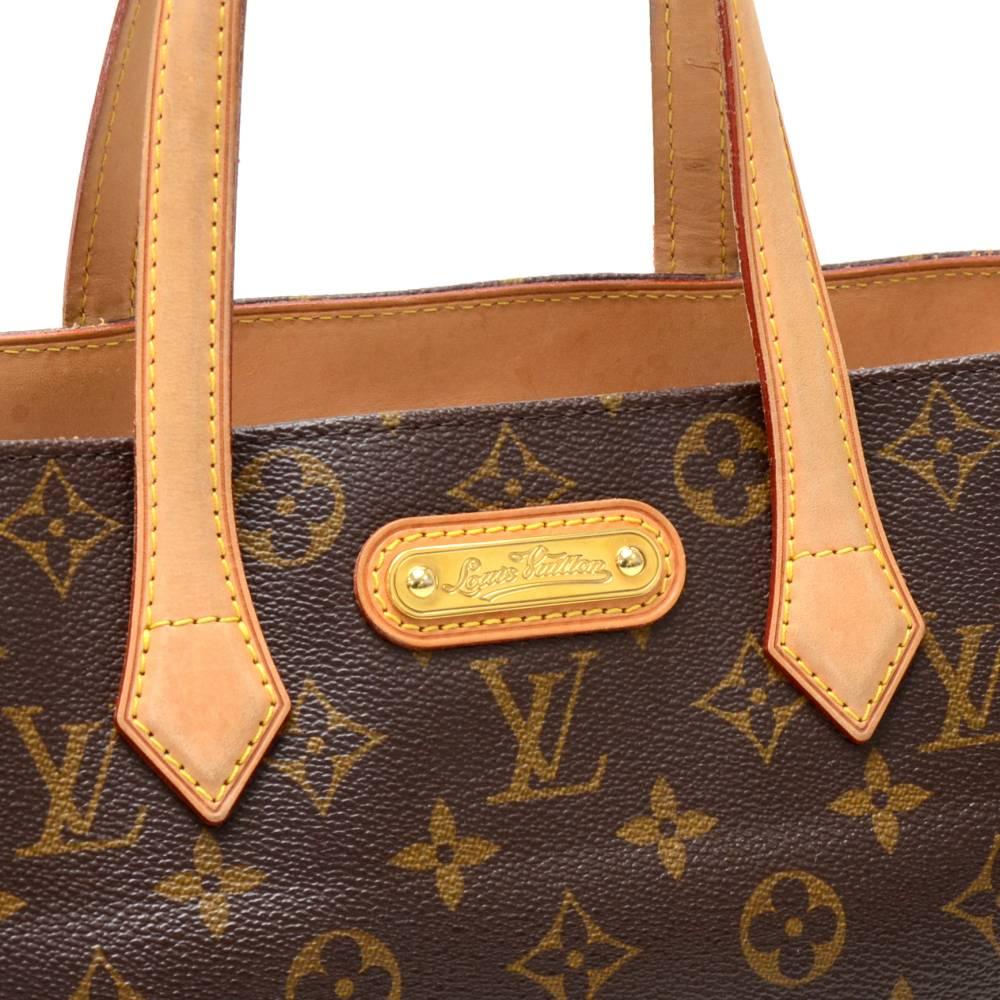 Louis Vuitton Willshire MM Monogram Canvas Shoulder Bag 1