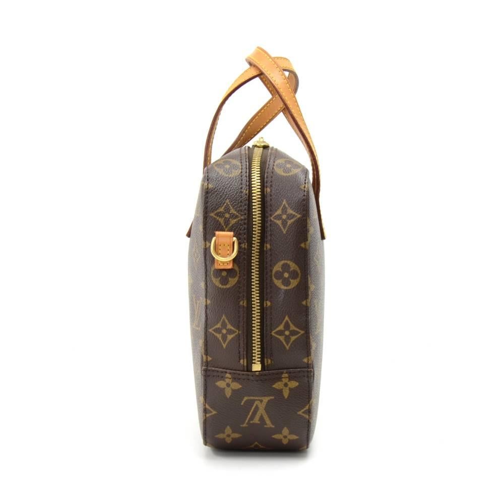 Black Louis Vuitton Spontini Monogram Canvas Hand Bag 