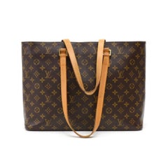 Louis Vuitton Luco Monogram Cavas Large Tote Shoulder Bag 