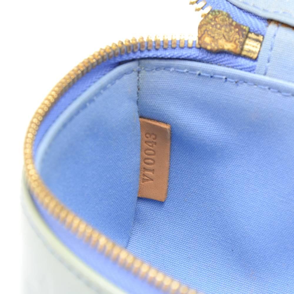 Louis Vuitton Sullivan Horizontal PM Blue Vernis Hand Bag 3