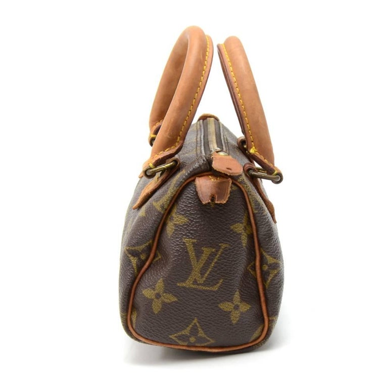 Vintage Louis Vuitton Mini Speedy Sac HL Monogram Canvas Hand Bag at