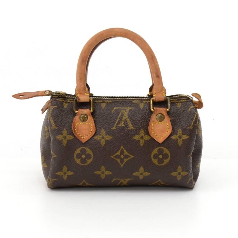 Vintage Louis Vuitton Mini Speedy Sac HL Monogram Canvas Hand Bag at