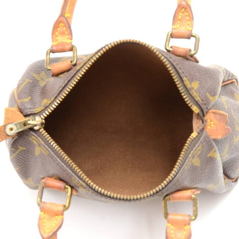 Vintage Louis Vuitton Mini Speedy Sac HL Monogram Canvas Hand Bag at