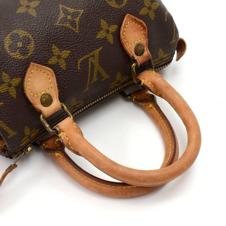 Vintage Louis Vuitton Mini Speedy Sac HL Monogram Canvas Hand Bag at