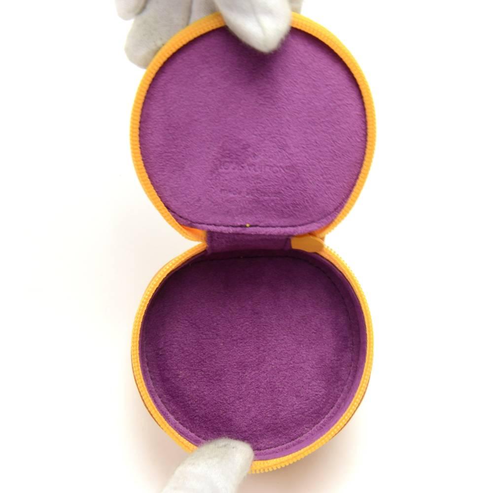 Louis Vuitton Ecrin Bijoux Yellow Epi Leather Mini Jewelry Case 3