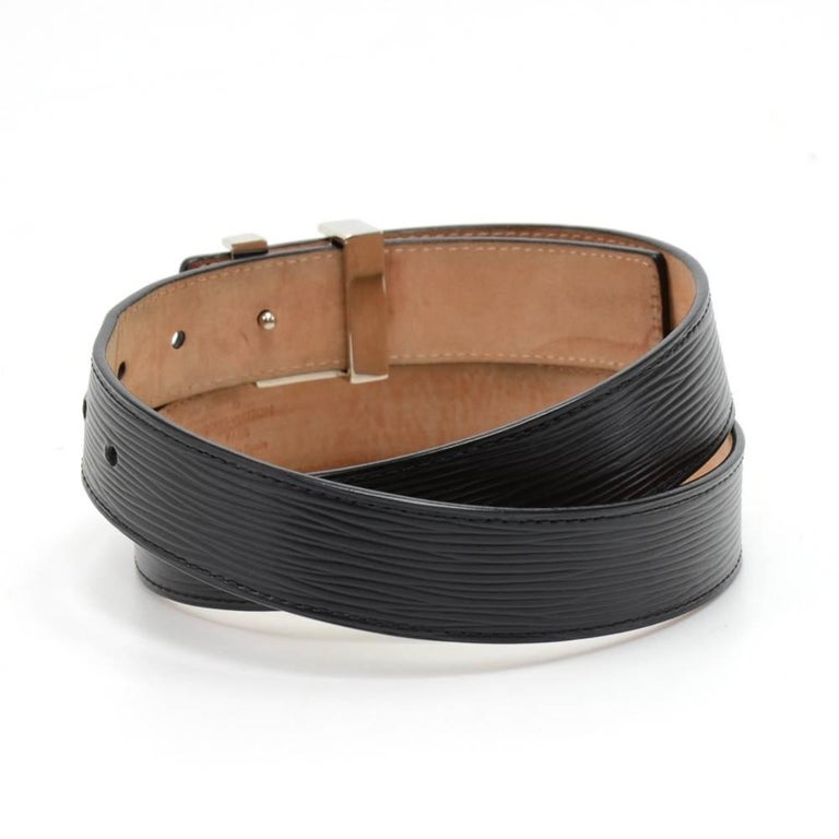 Auth Louis Vuitton Epi Belt Pouch Black/Gold Epi Leather/Metal - e52886a