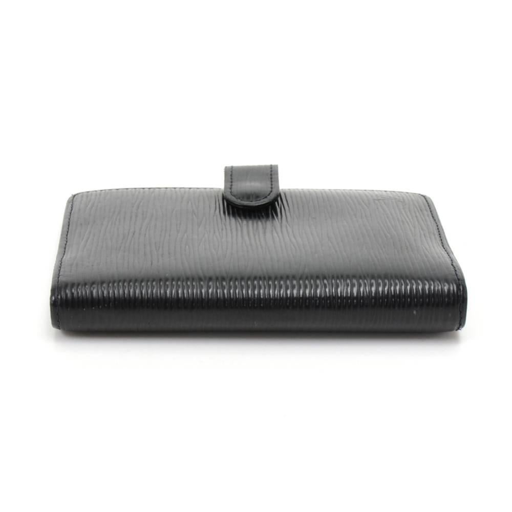 Women's or Men's Louis Vuitton Black Epi Leather Agenda Mini