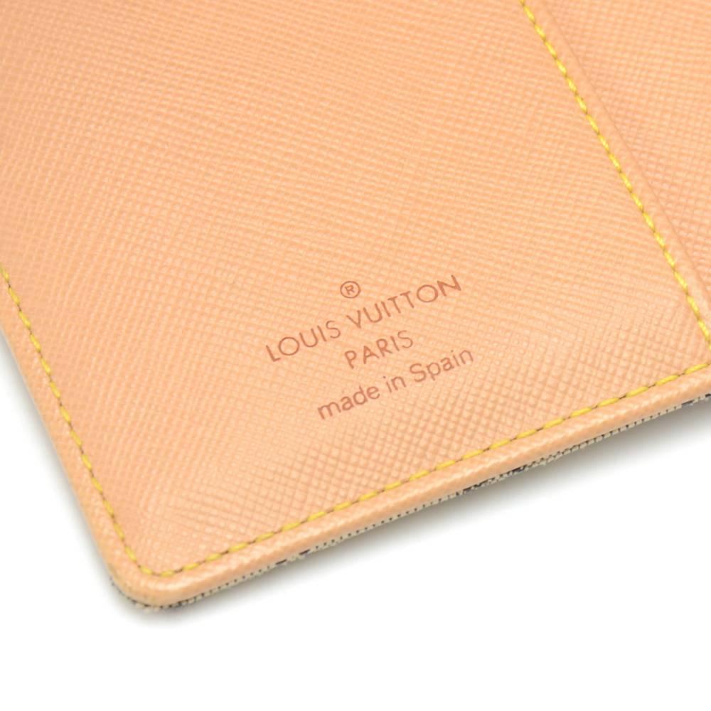 Louis Vuitton Agenda PM Mini Line Blue Monogram Canvas Agenda Cover For Sale 2