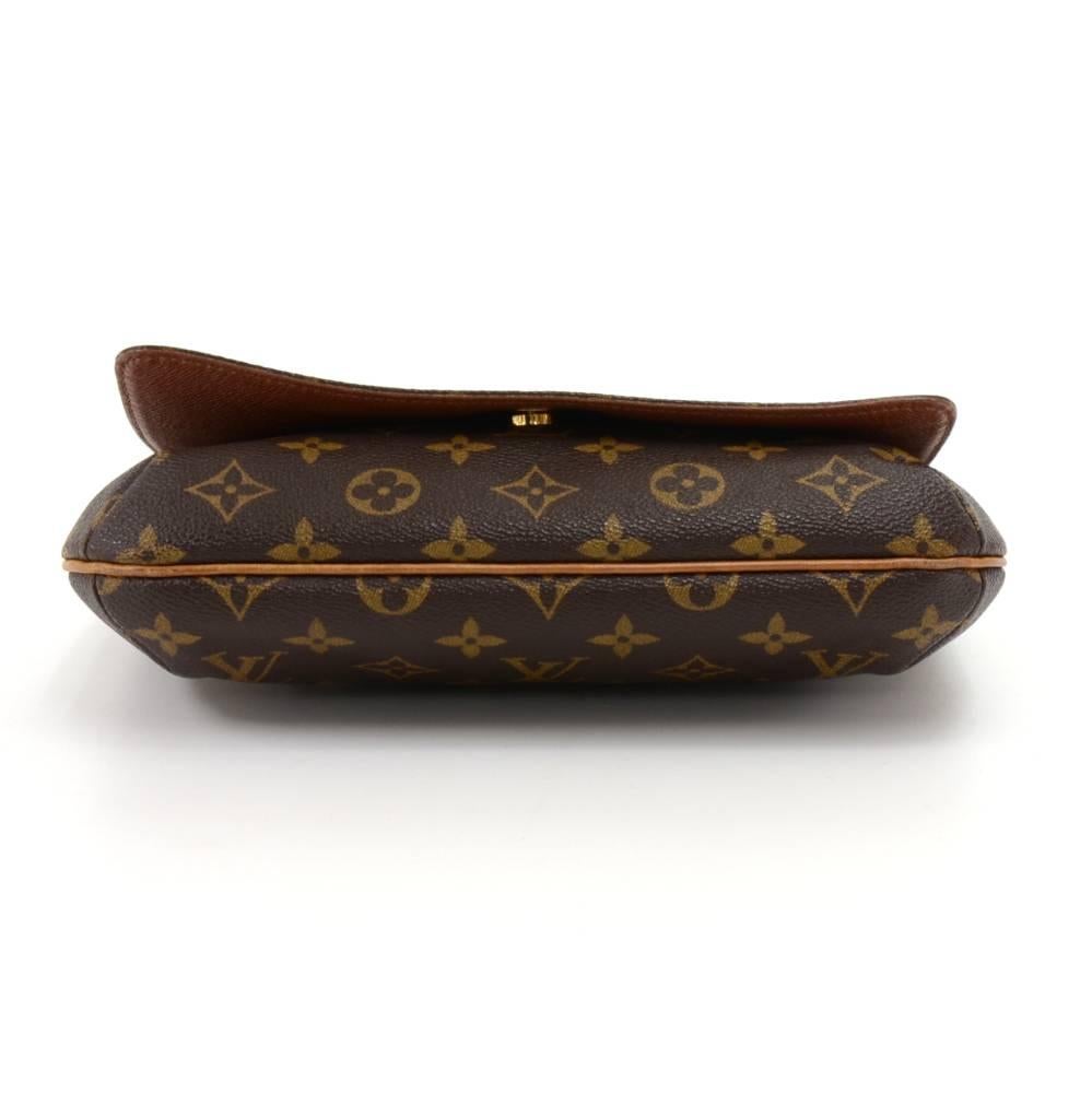 Black Louis Vuitton Musette Tango Monogram Canvas Shoulder Bag