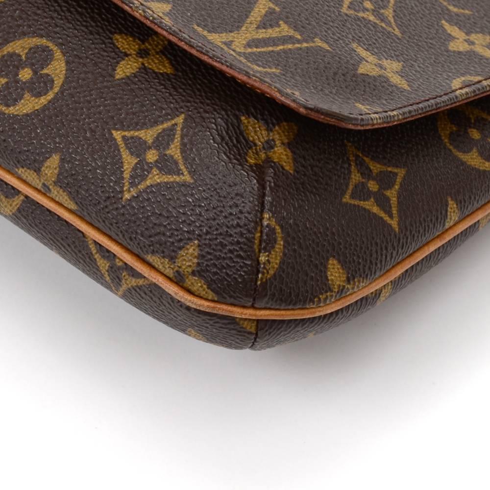 Women's Louis Vuitton Musette Tango Monogram Canvas Shoulder Bag