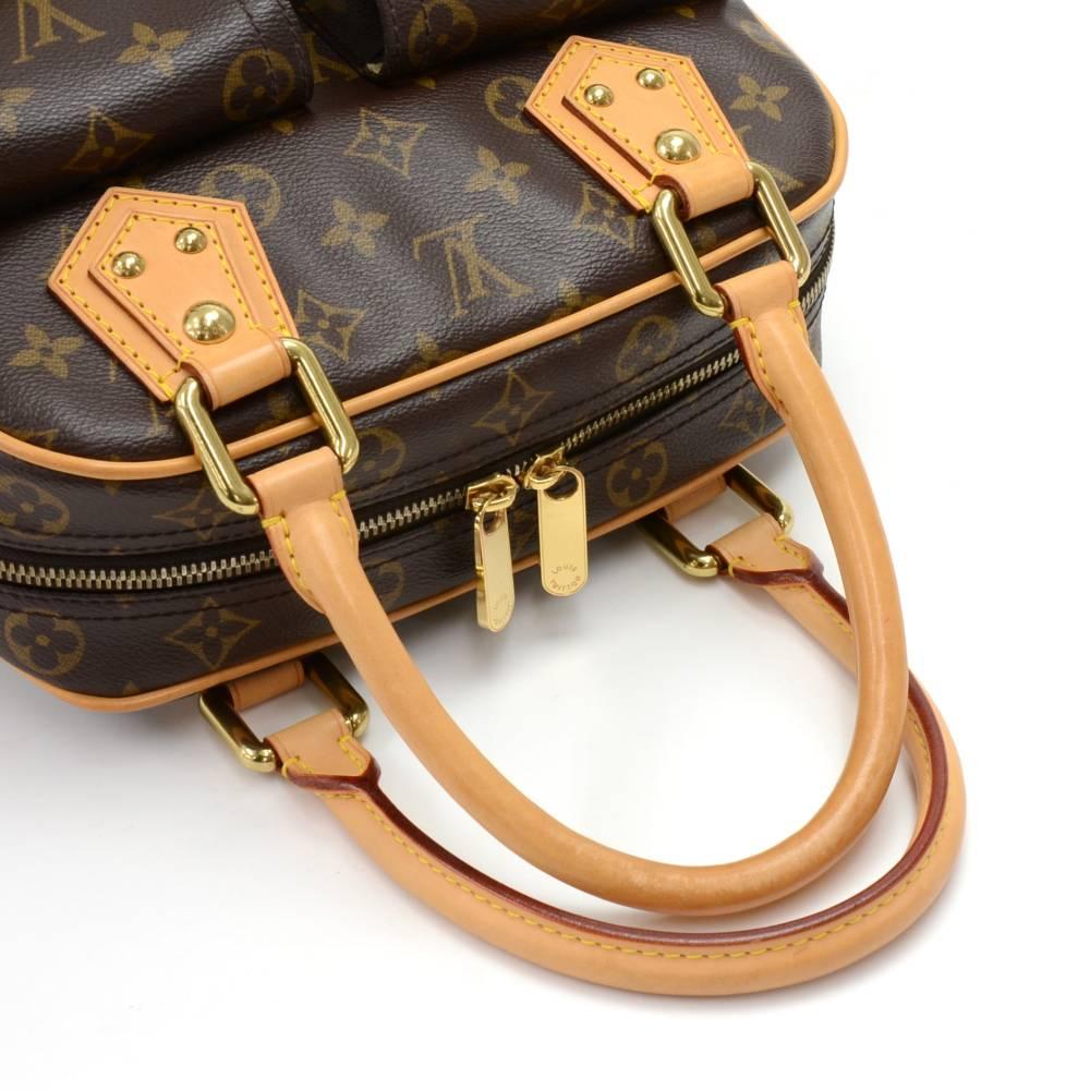 Louis Vuitton Manhattan PM Monogram Canvas Hand Bag 1