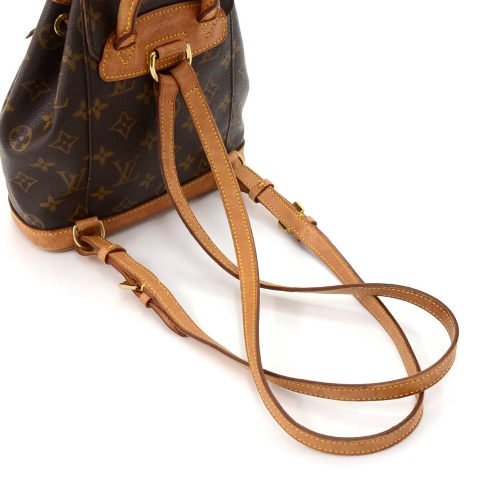 Louis Vuitton Mini Montsouris Monogram Canvas Backpack Bag 1
