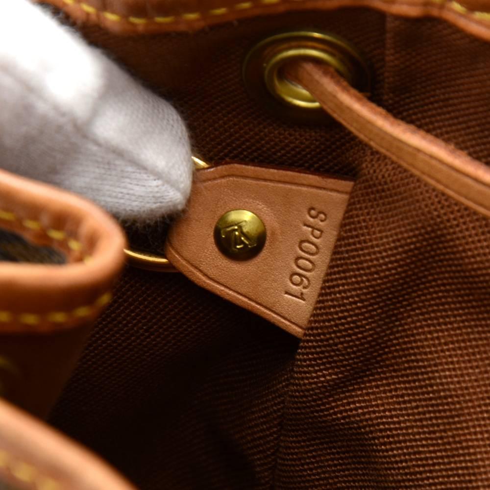 Louis Vuitton Mini Montsouris Monogram Canvas Backpack Bag 4