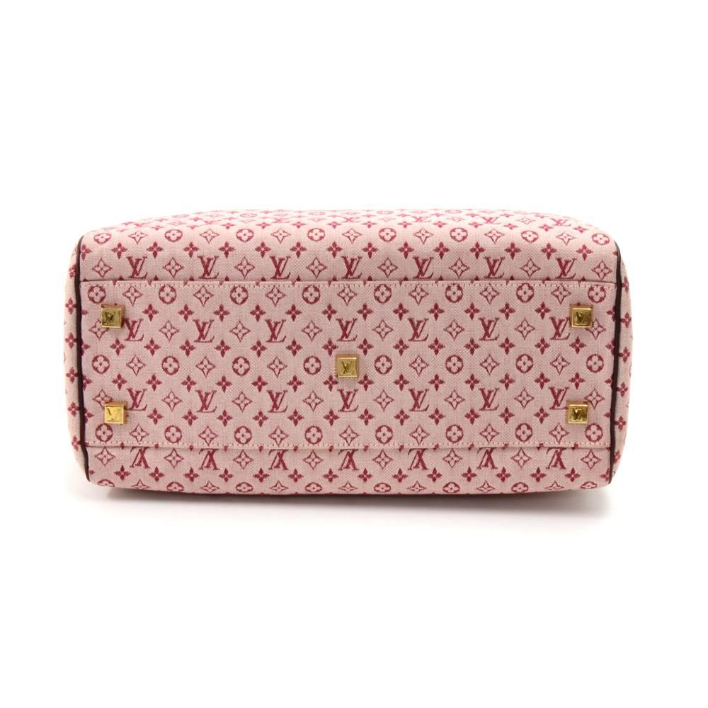 Women's Louis Vuitton Josephine GM Red Mini Monogram Canvas Hand Bag