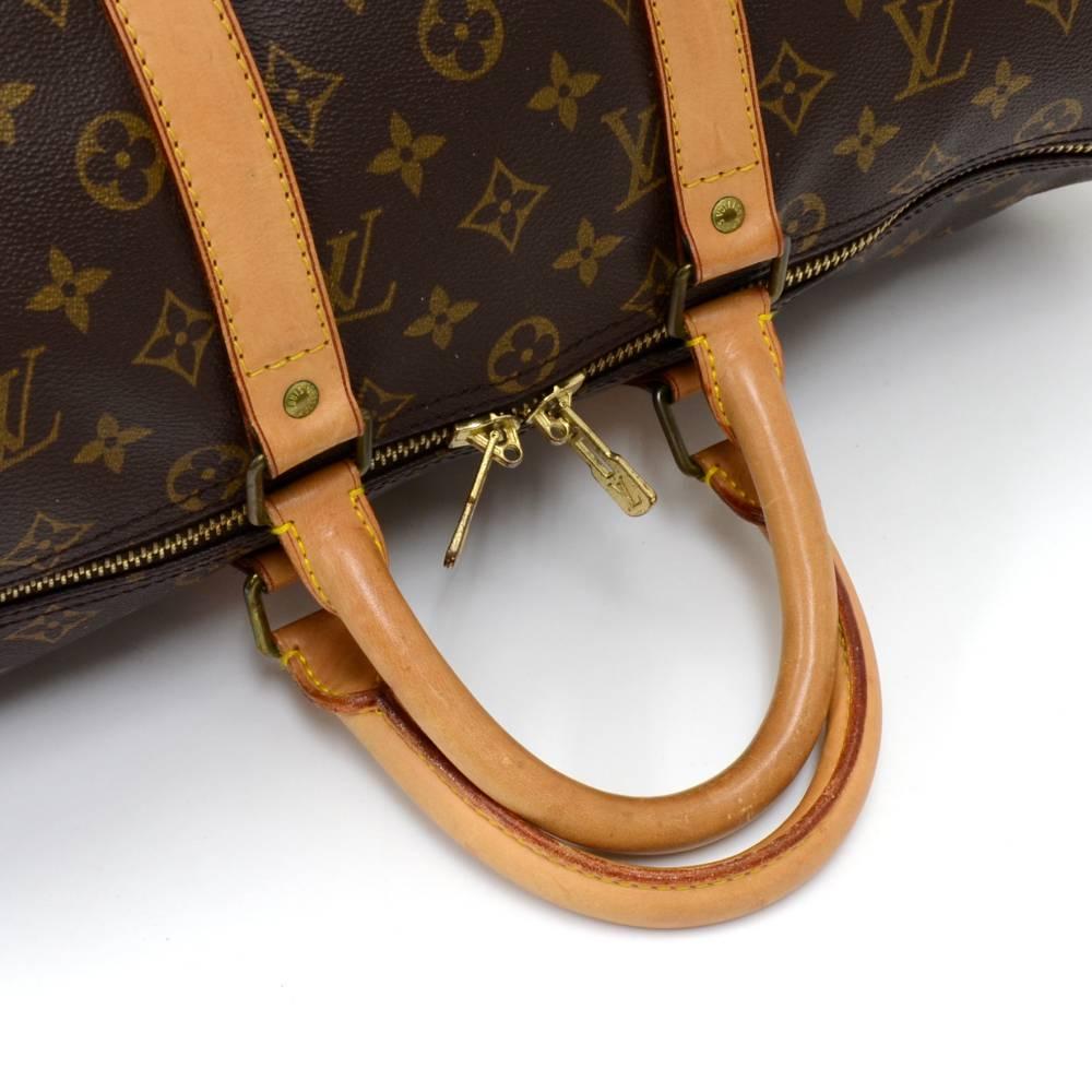 Louis Vuitton Vintage Keepall 45 Monogram Canvas Duffle Travel Bag 1