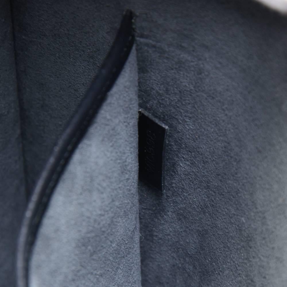 Louis Vuitton Vintage Ombre Black Epi Leather Tote Handbag 3
