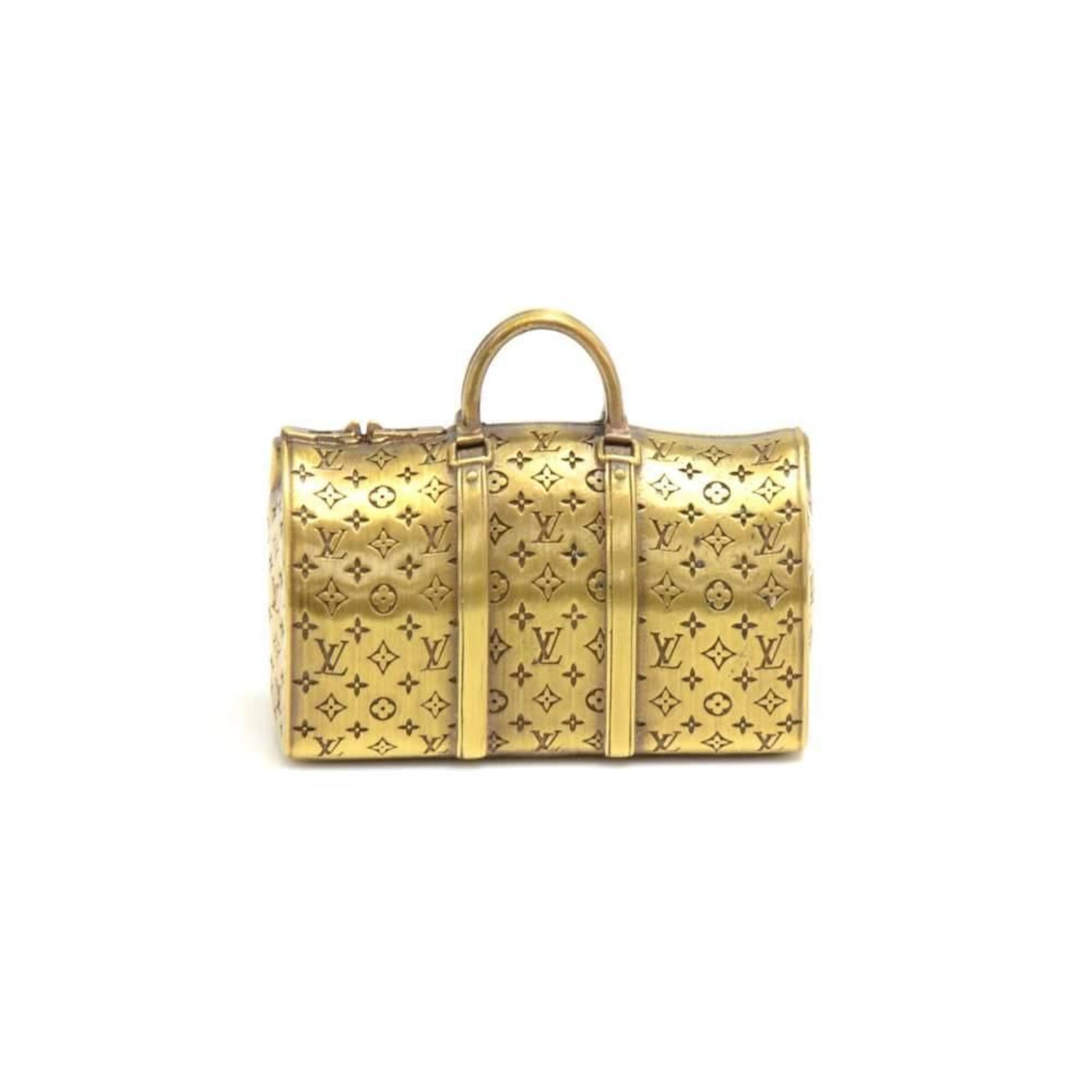 Louis Vuitton Gold Keepall Paperweight-VIP Limited Collectible For
